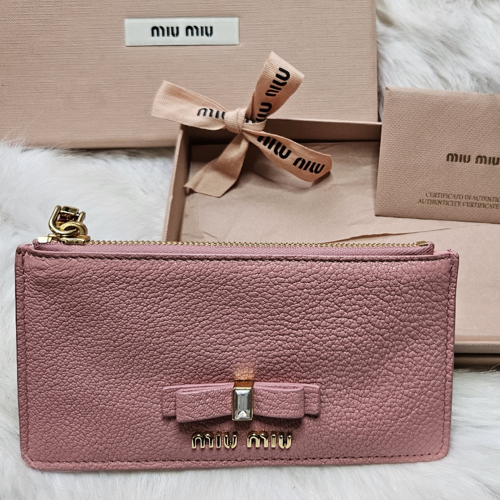 Miu Miu Pink Card Holder *Brand New*